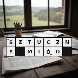 Hasło krzyżówkowe marna namiastka pszczelego produktu - sztuczny miód – rozwiązanie, synonimy, podpowiedzi i definicje krzyżówkowe